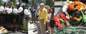 открытие мемориального памятника семьи Печуровых
